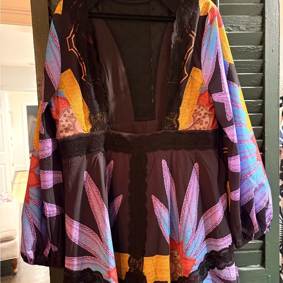 Colorful Patterned Maxi Dress - Picture 3 of 3